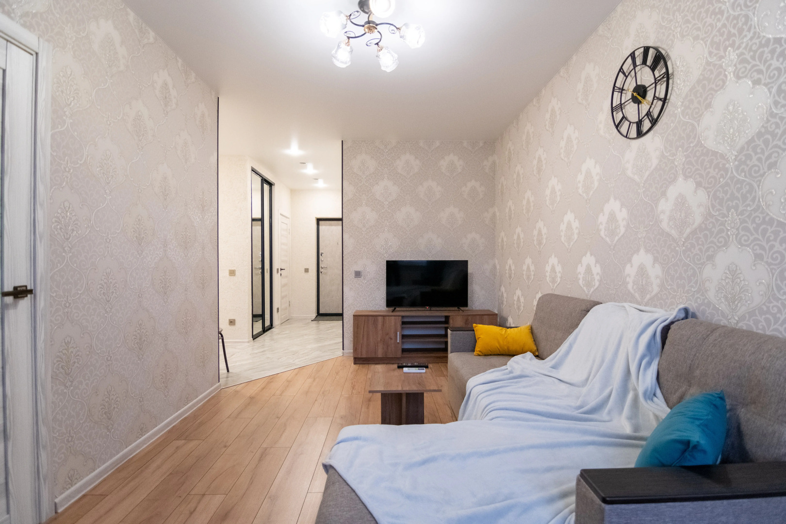 Апартаменты с новым ремонтом на четверых