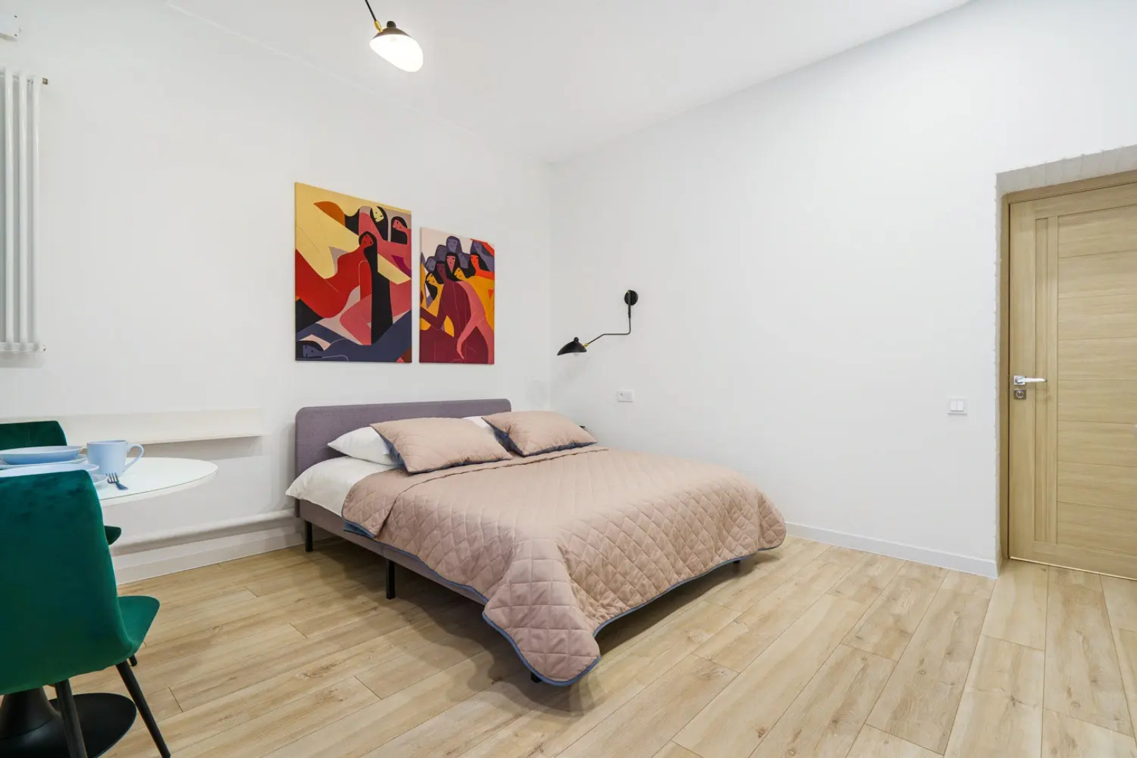 Апартаменты Good night на Белинского 32А Евродвушка