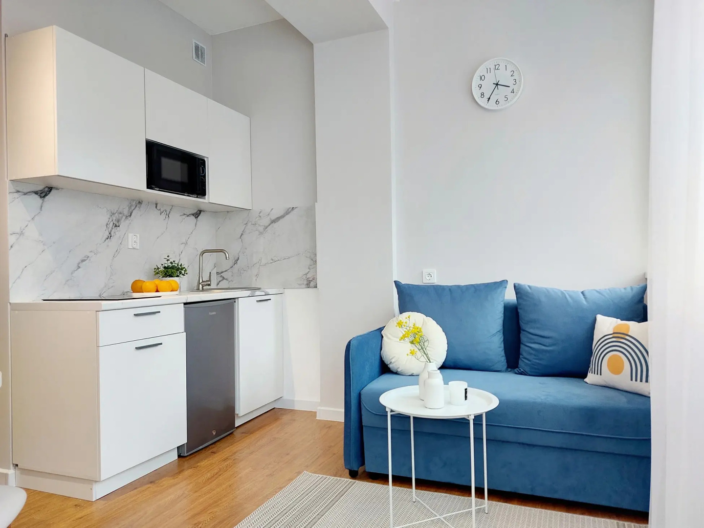 Апартаменты Space Apart Astana С3А - просторная студия с балконом в районе Байтерека