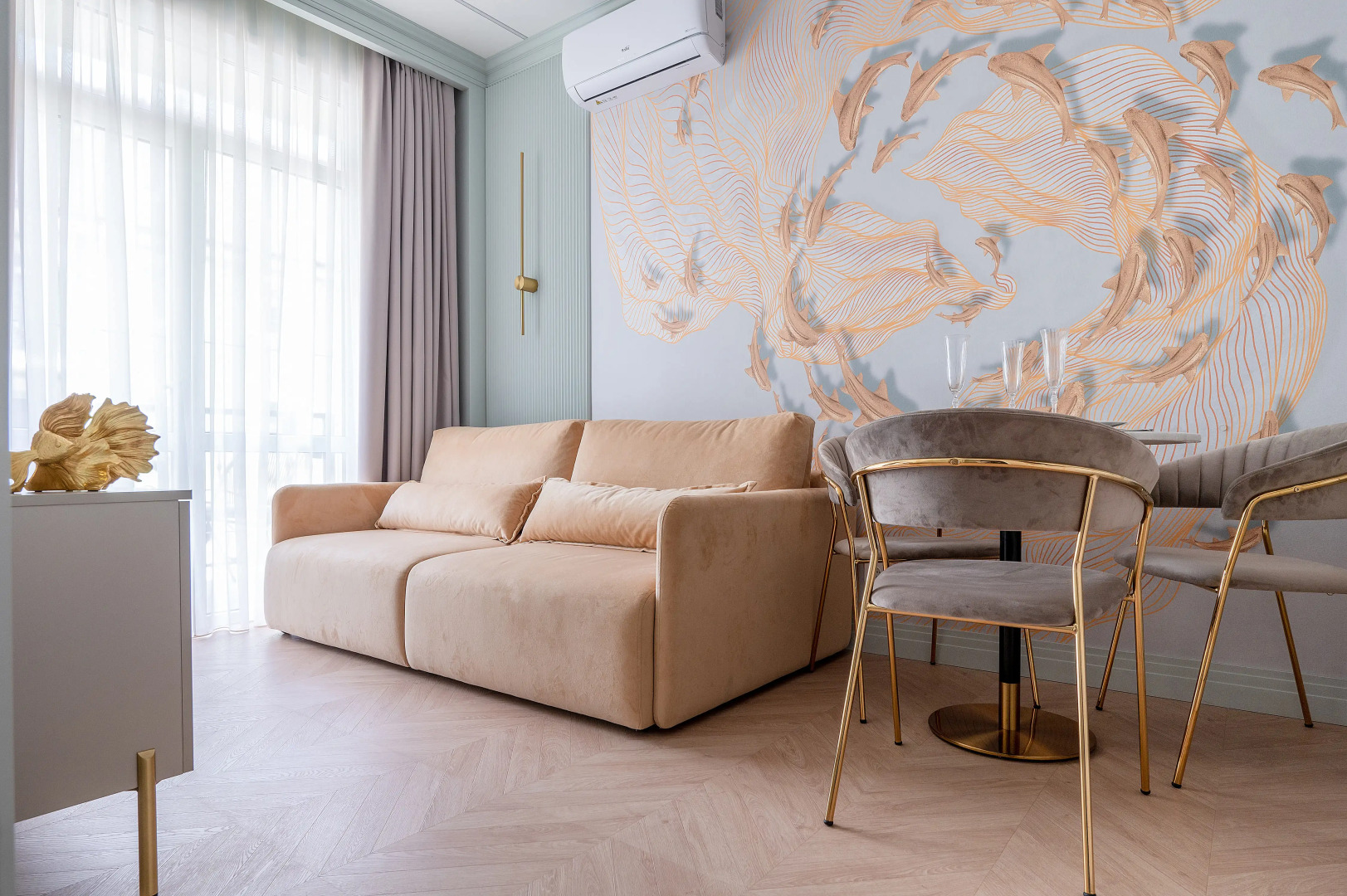 Апартаменты Red Apartments Арт Лайт Сити Апартамент Корелли