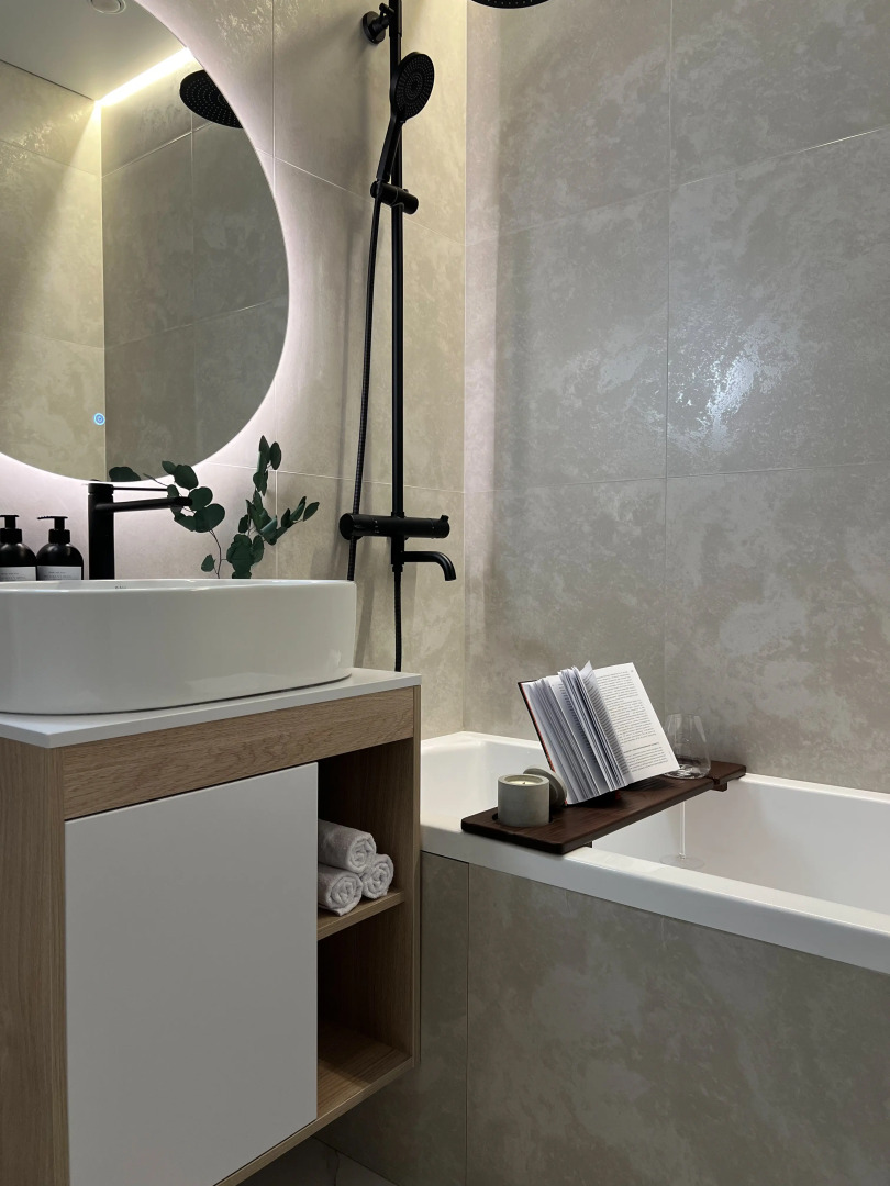 Квартира совремeнная и стильная в ЖК Ньютон