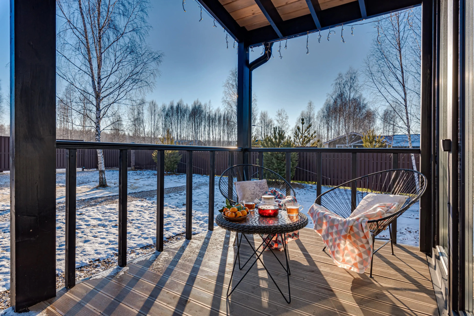 Частный Дом с камином, сауной и панорамными окнами