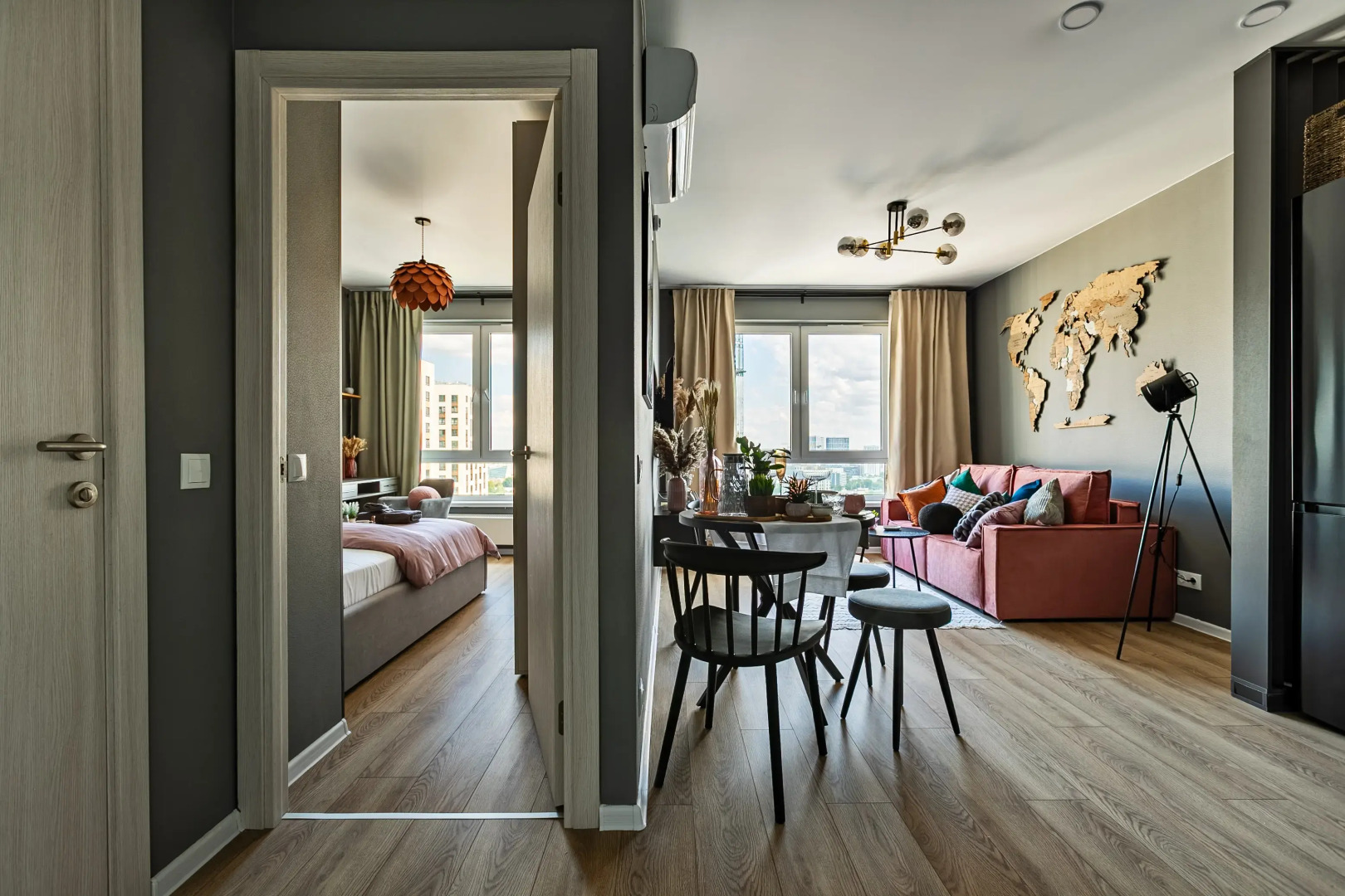 Квартира Dobrolyubova Great View 29 Floor