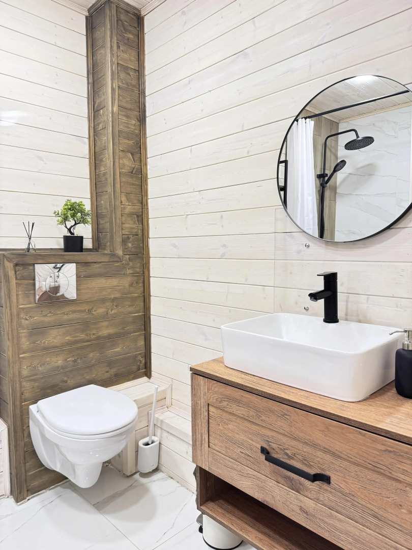 Частный дом Пpоcтopный с Панорaмными Окнaми и Кpacивым Видом