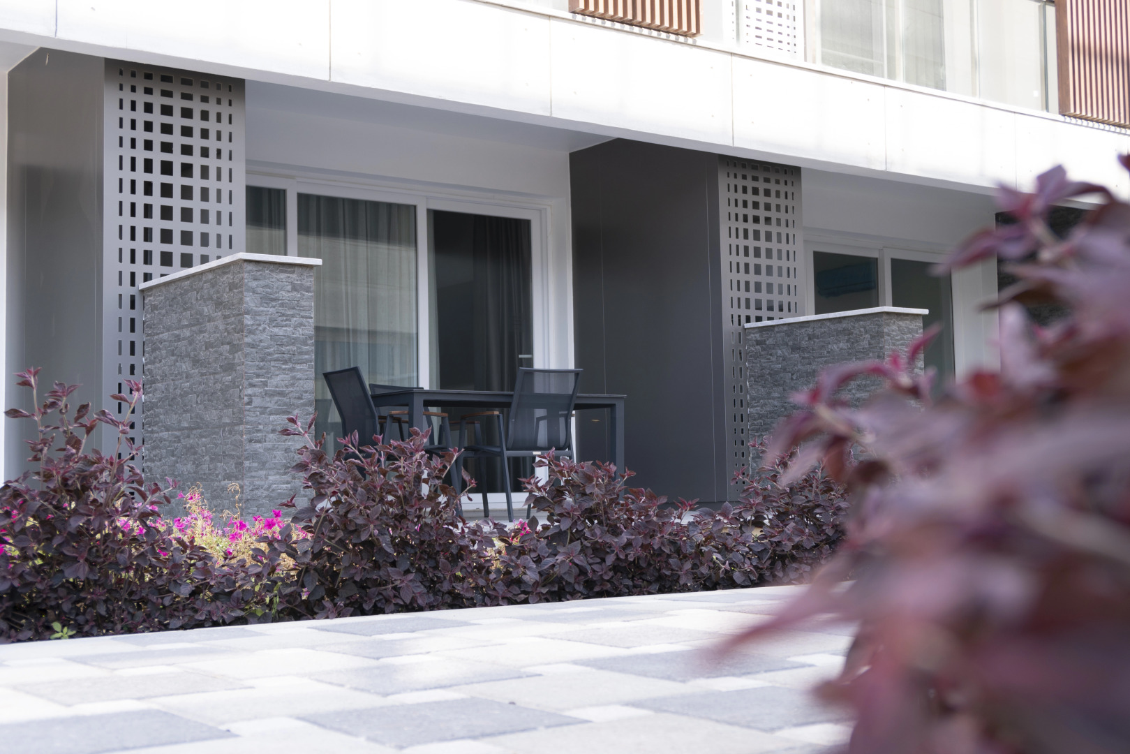 Апартаменты Courtyard Long Beach, Северный Кипр, бассейн, терраса, 500м от моря