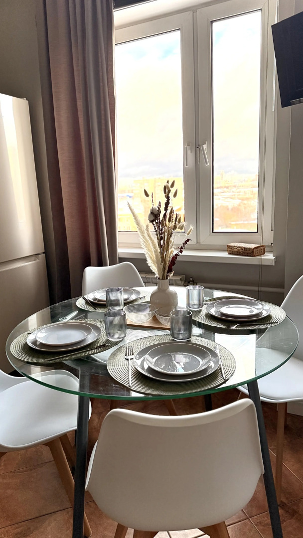 Квартира Уютная на 10 Этаже с Красивым Видом на Город