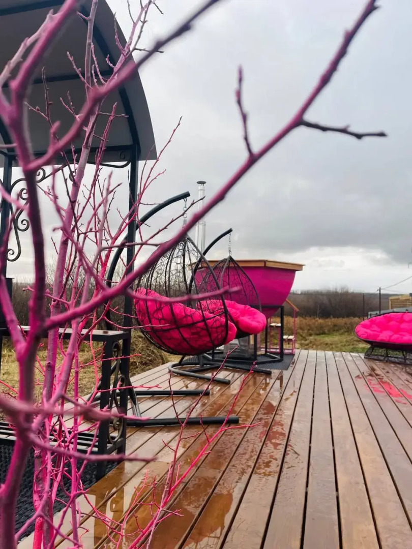 Глэмпинг Домик для семьи или компании друзей