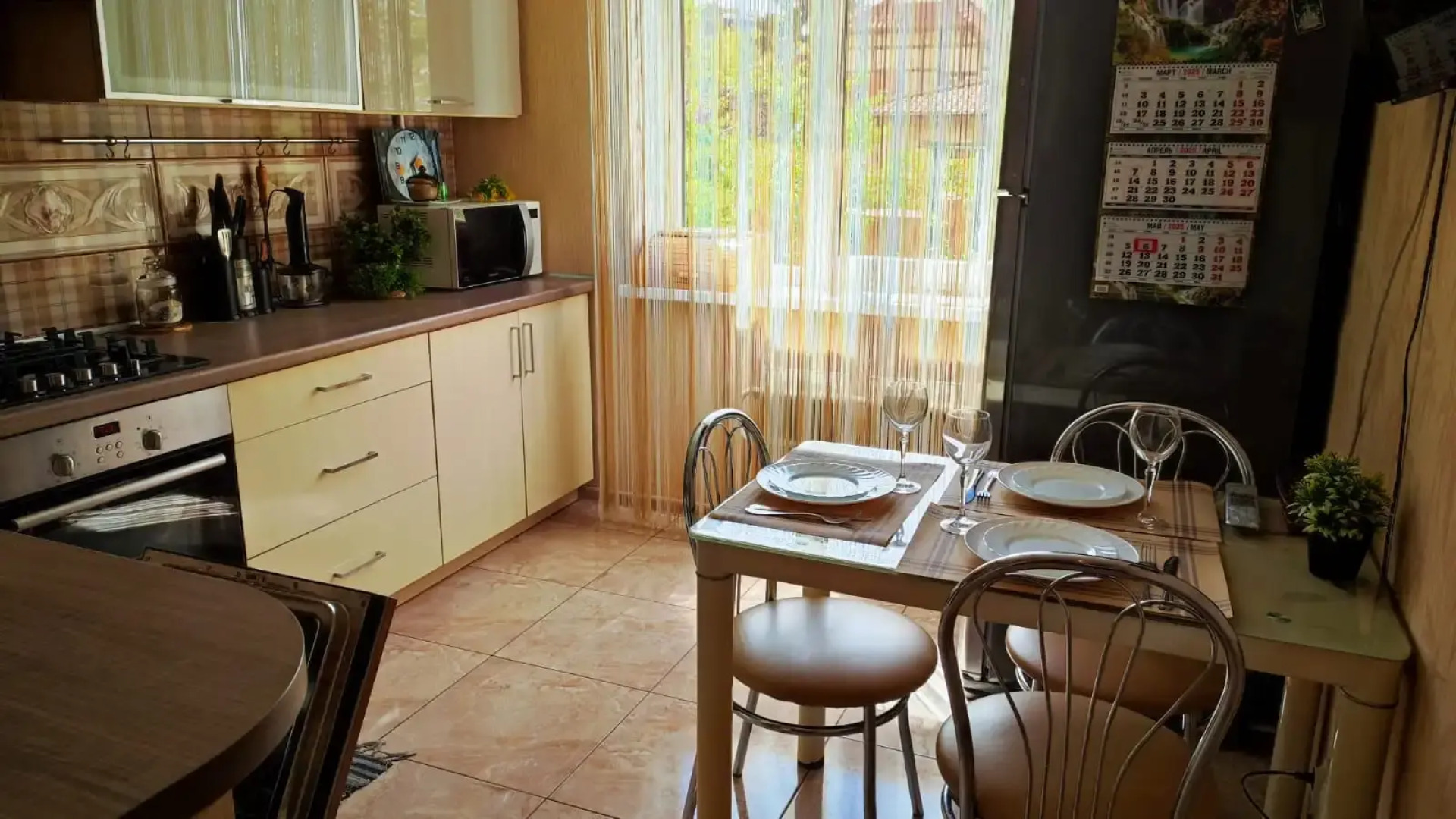 Квартира 1-комнатная с зоной барбекю на Лермонтова