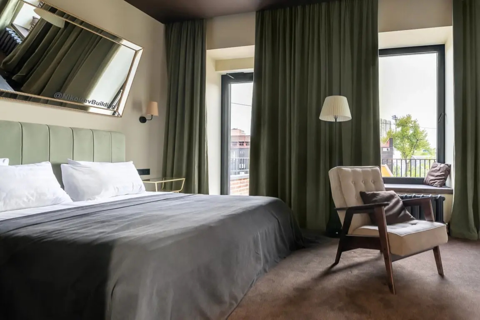 Апартаменты Room Comfort plus Terrace в Nikolaev Building