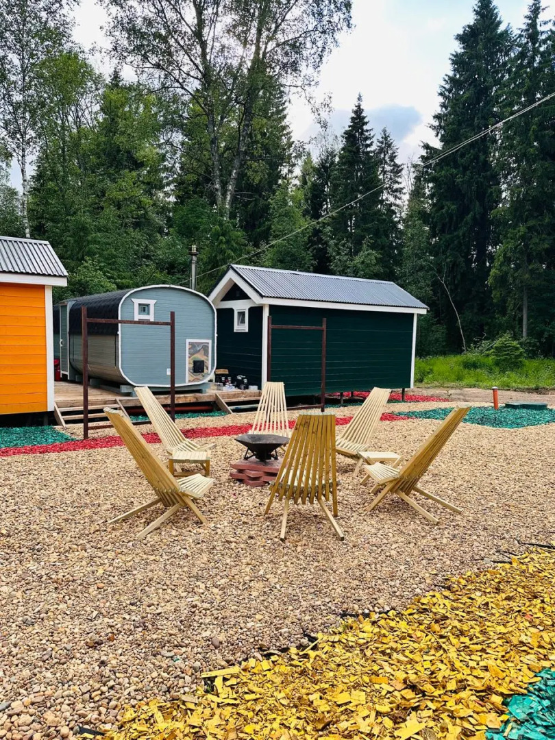 Шале Зеленый домик в лесу на Живописной улице