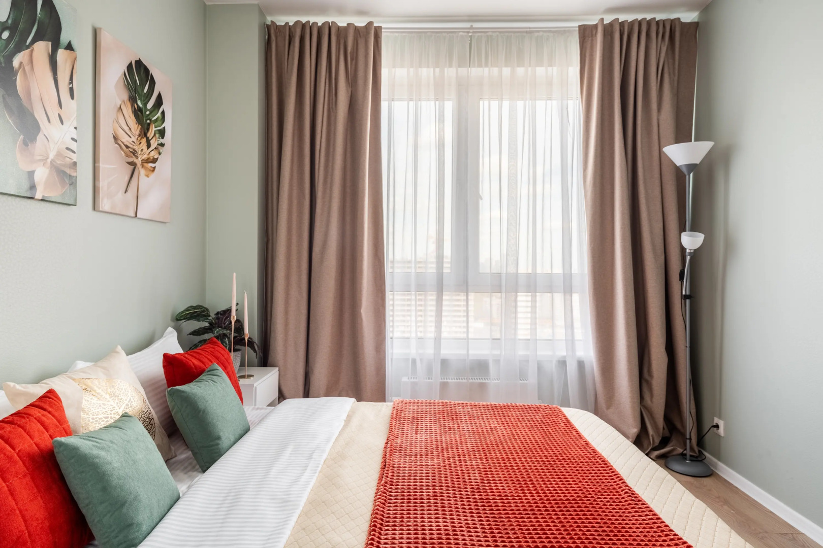 Квартира Видовая дизайнерская евродвушка у метро Озерная высокий этаж