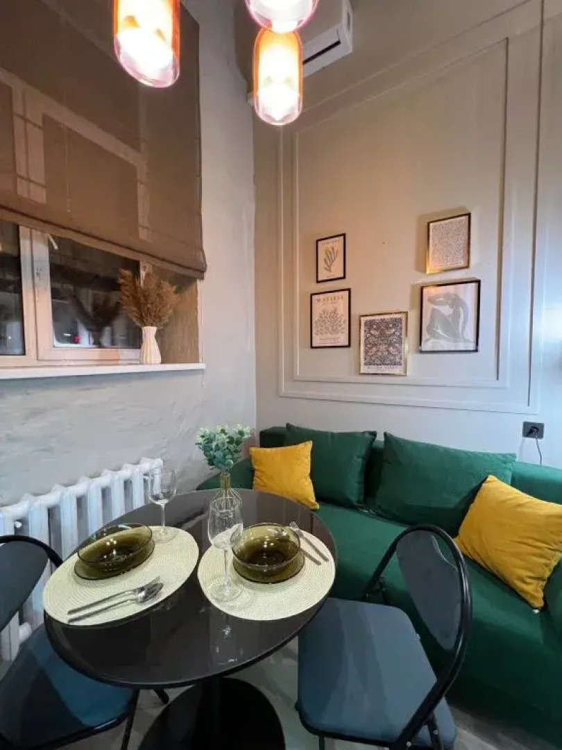 Уютная студия Emerald Forest у метро Электрозаводская