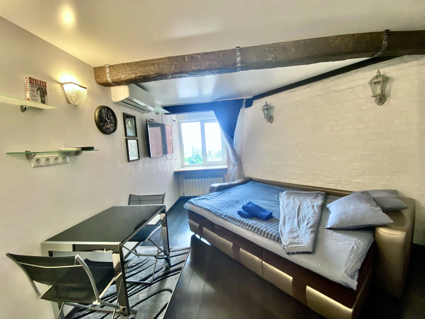 Квартира Студия на высоком этаже на Авроровской, 17