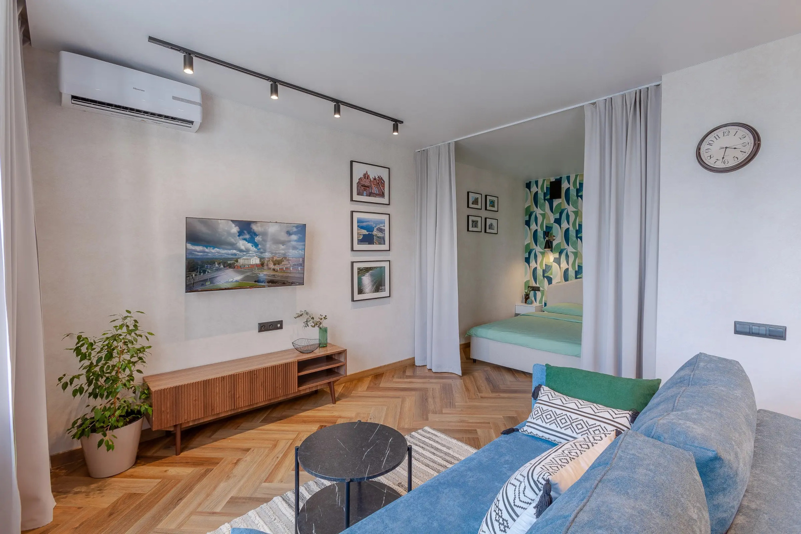 Квартира Aparts Pro+ Студия Восьмое Небо в ЖК Паново Парк