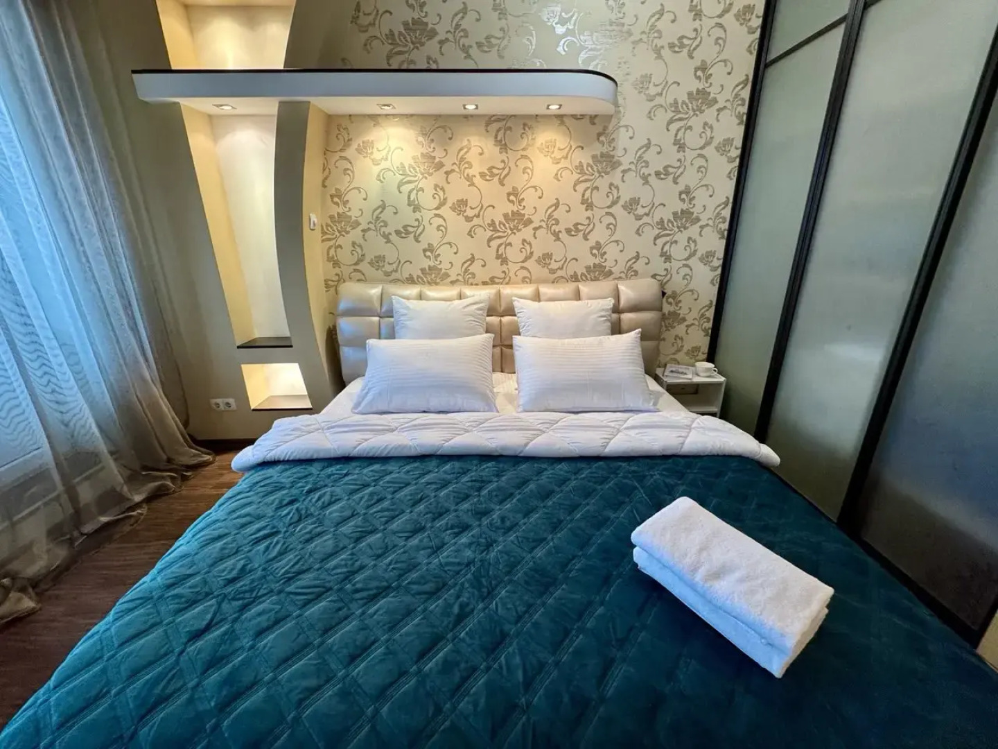 Квартира Уютная трехкомнатная  квартира со спа