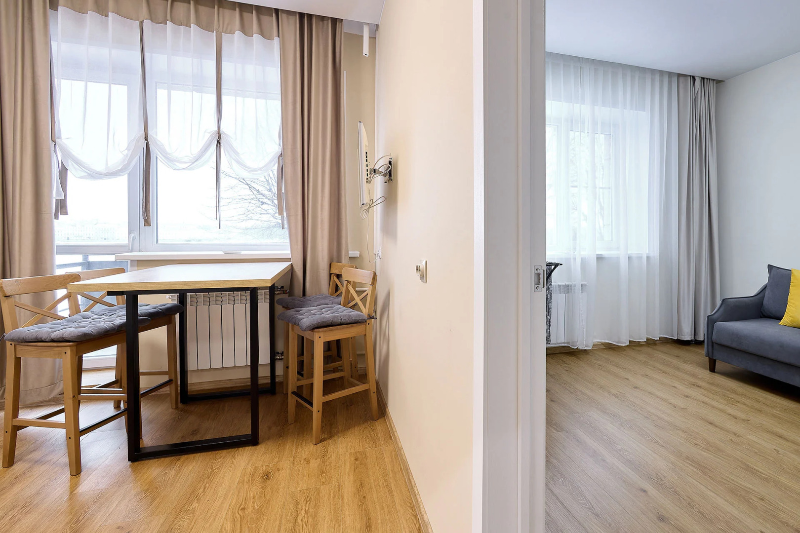 Апартаменты с видом на Неву в центре города