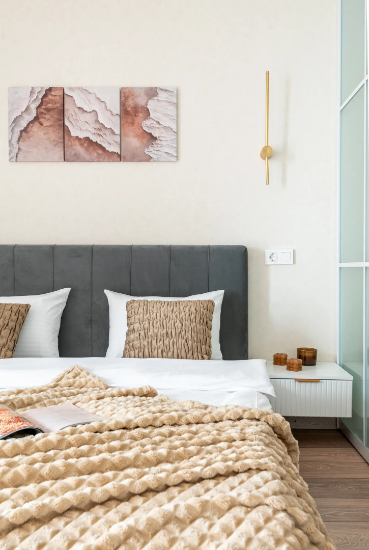 Квартира студия на сутки Парк Челюскинцев Кондиционер Wi-Fi Подходит для командировок и отдыха