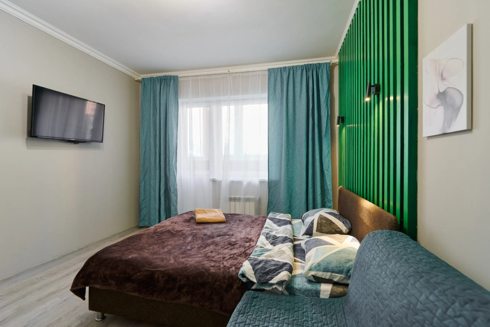 Апартаменты 219 2 на улице Александры Монаховой 6