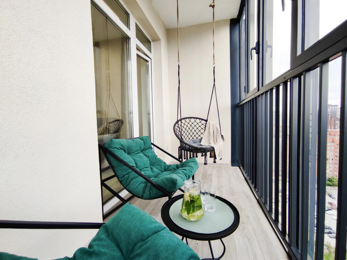 Квартира Двухкомнатная с видом на реку