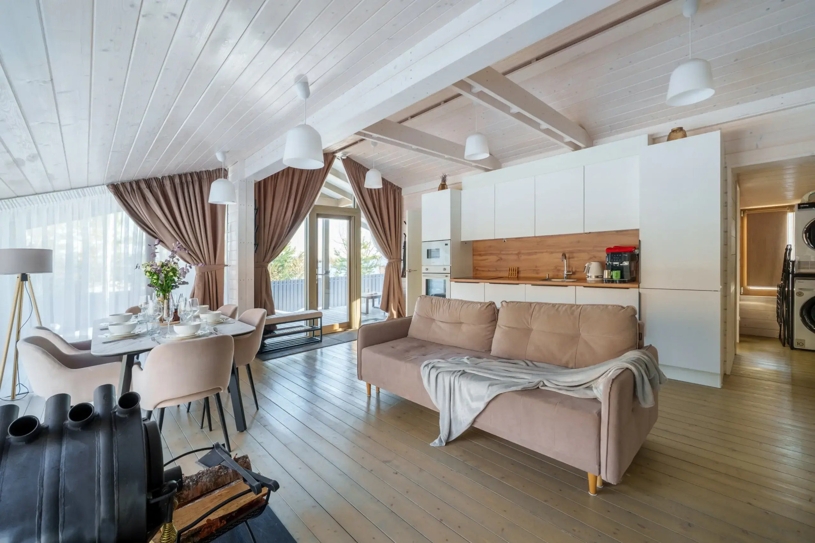 Частный Дом Моя Атмосфера Дубль с Дровяной Печью