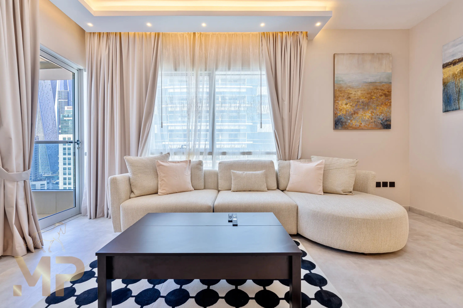 Апартаменты Marco Polo - Enjoy Marina views from a cozy 1BR in Dubai Marina