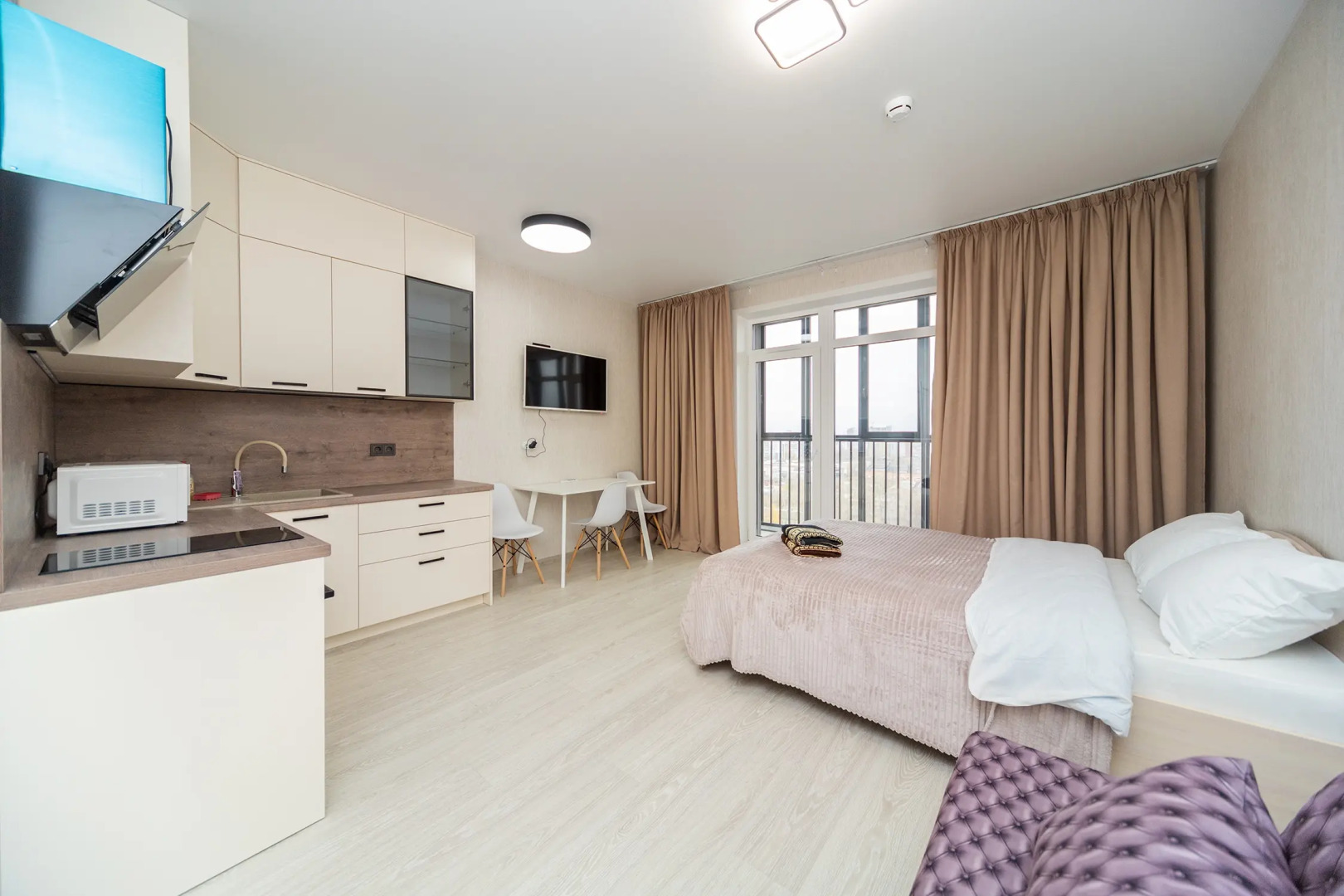 Апартаменты Уютная Студия в Новом Доме у Жд Вокзала