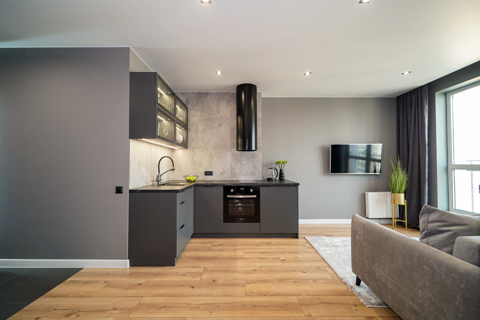 Квартира студия на сутки Студия в новостройке Минск Мир Быстрое заселение Wi-Fi Парковка