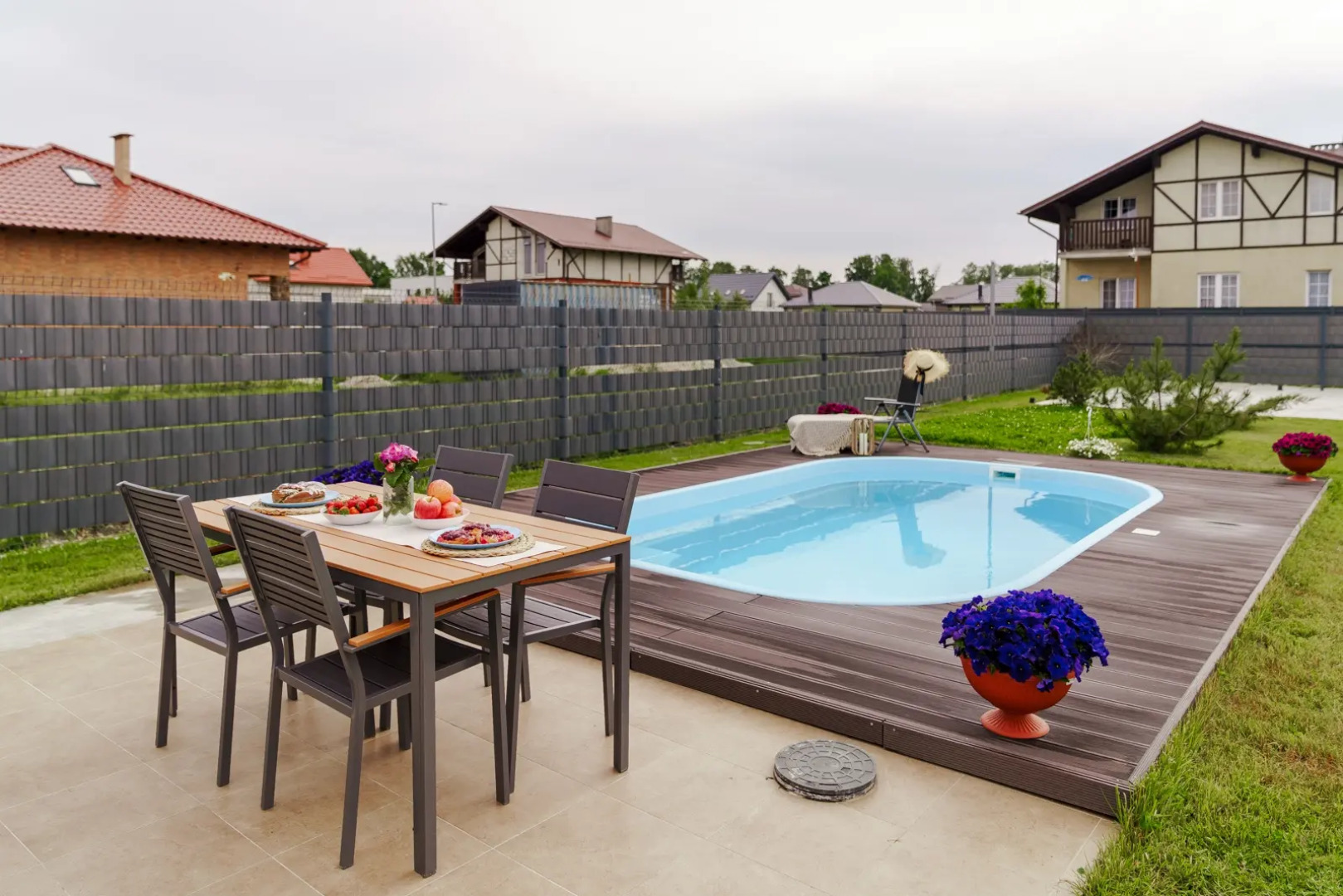 Частный дом c собственным бассейном и зоной барбекю Apart-Deluxe Легенды моря