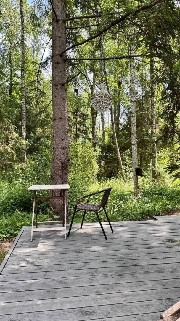 Бунгало С террасой и чаном