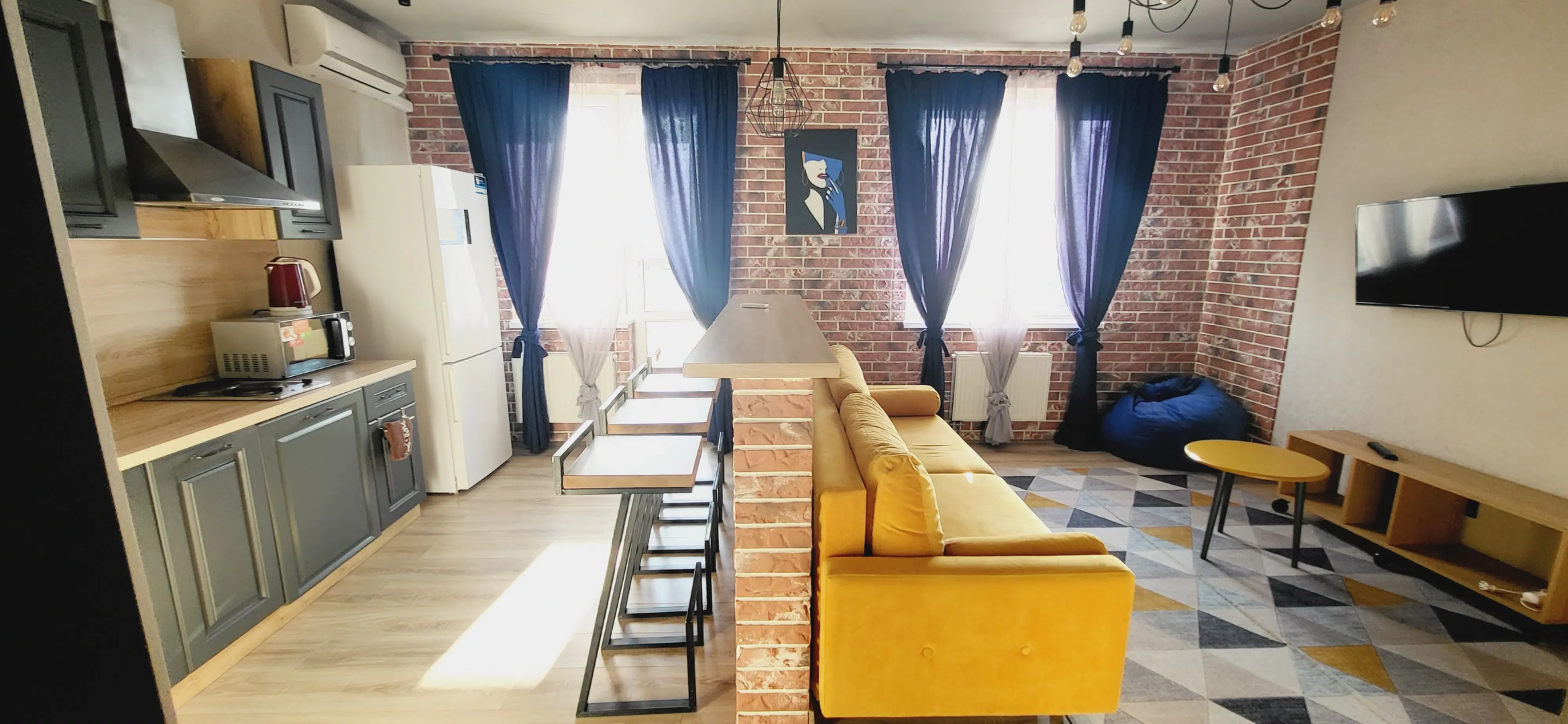 Лофт апартаменты в Новом доме жк Жюль Верн