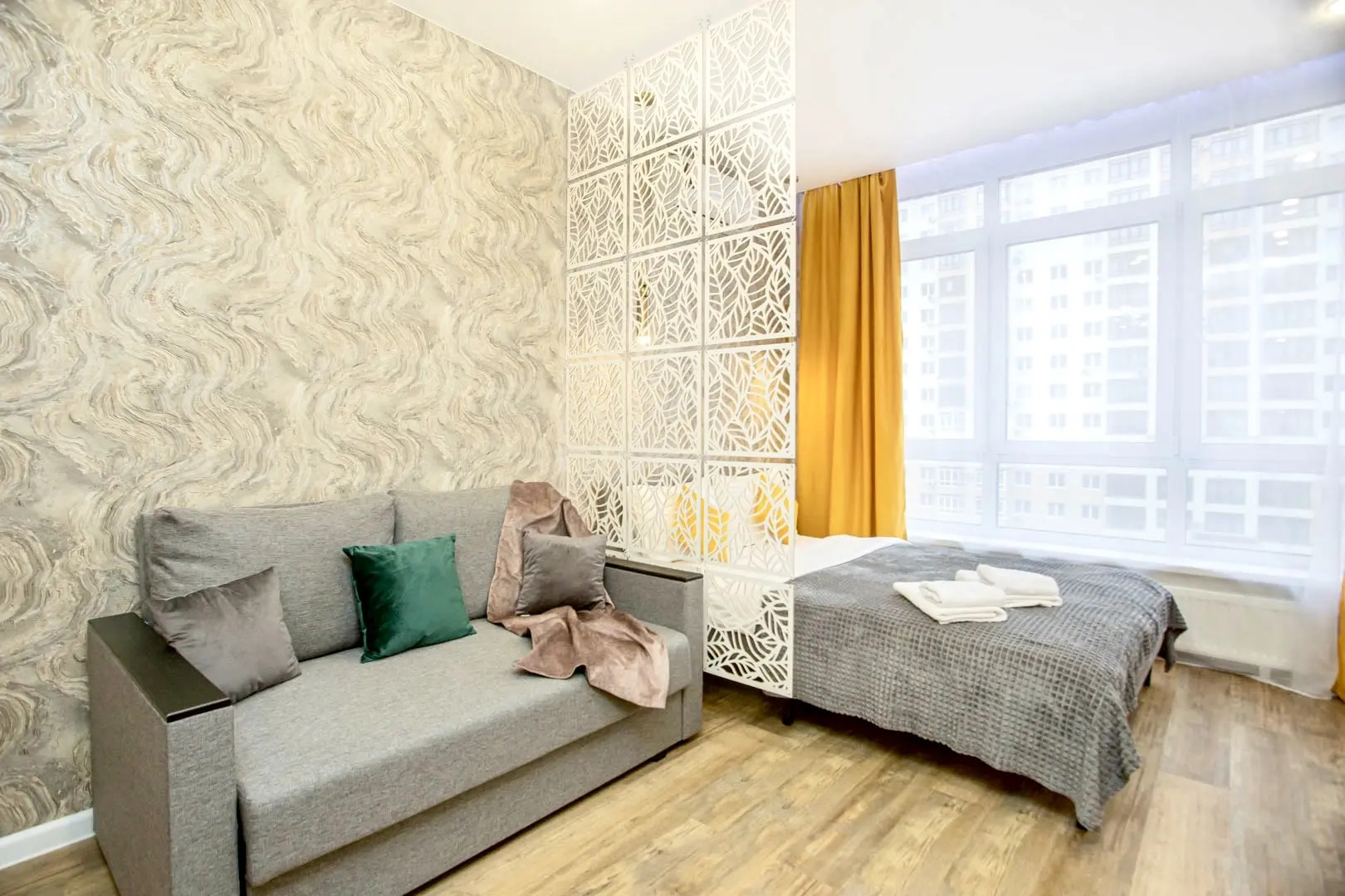 Апартаменты Unique Apart Манго в новой высотке рядом с Парком Ангелов на Мичурина 58/2