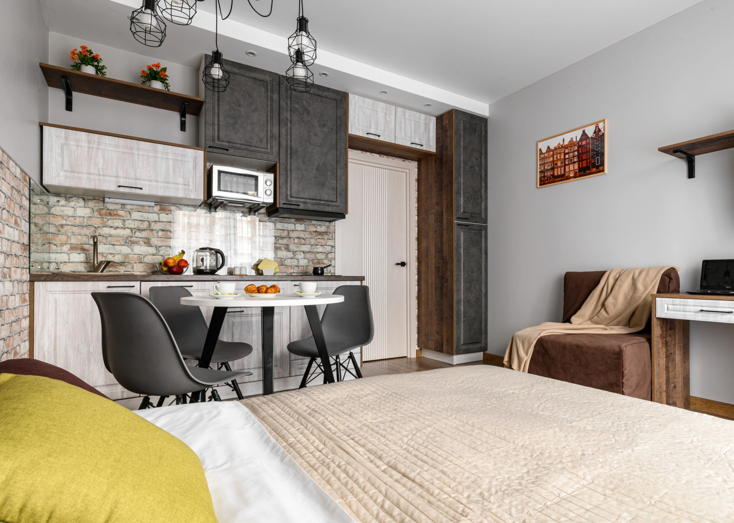 Апартаменты Уютная Студия Между Аэропортом и метро Звездная