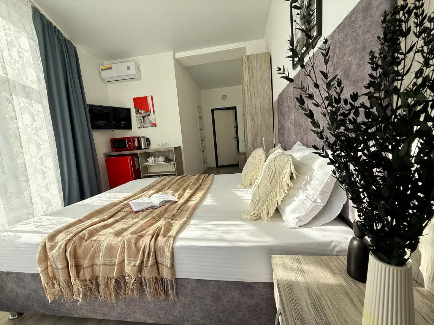 Апартаменты для Двоих с Видом на Море 3 Минуты до Пляжа