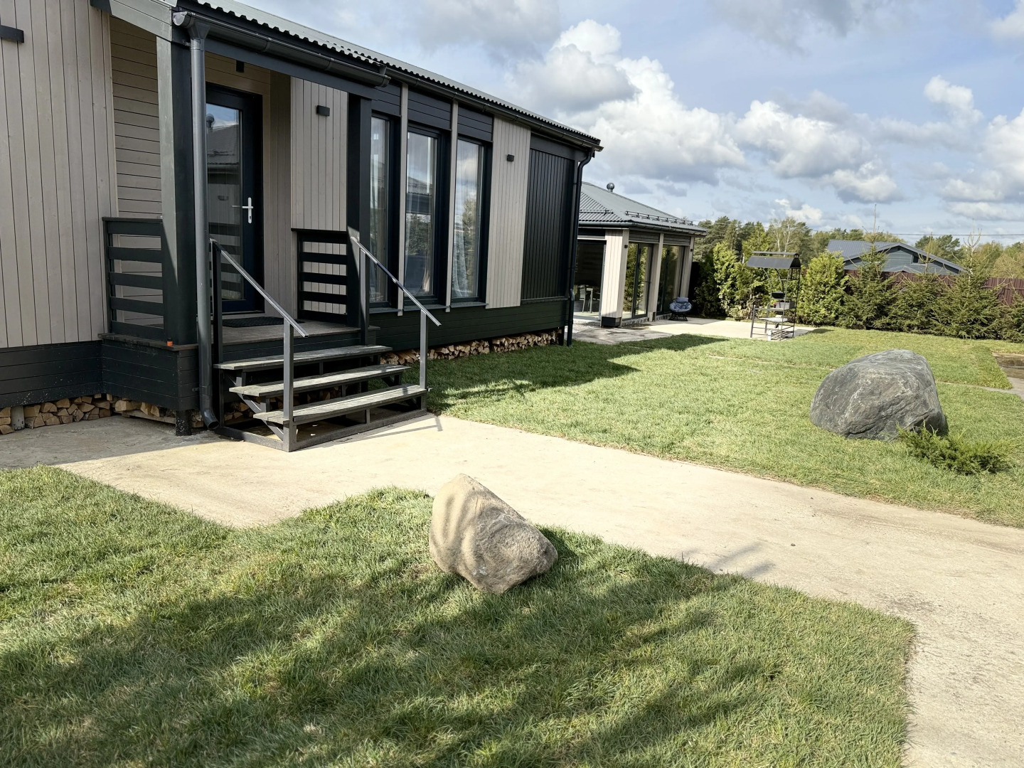 Частный дом Дом с баней, чаном и беседкой