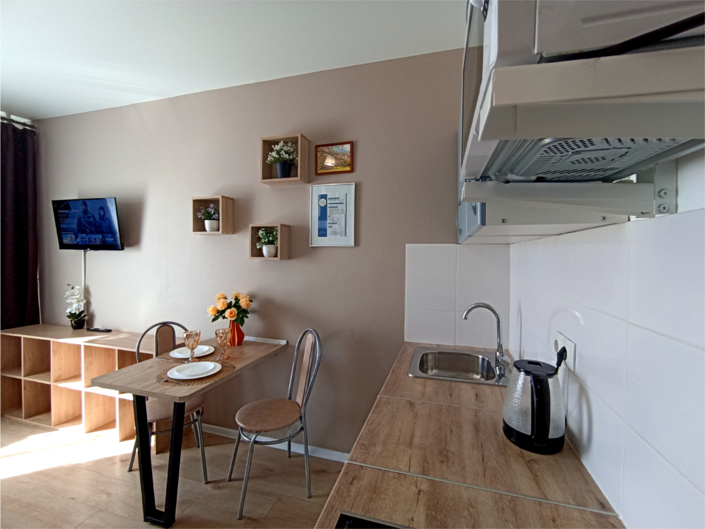 Квартира New Studio na Larushina 6/2