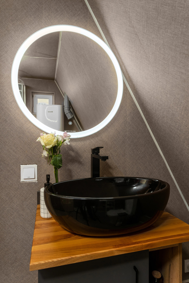 Частный дом A-frame с сауной у Игоры