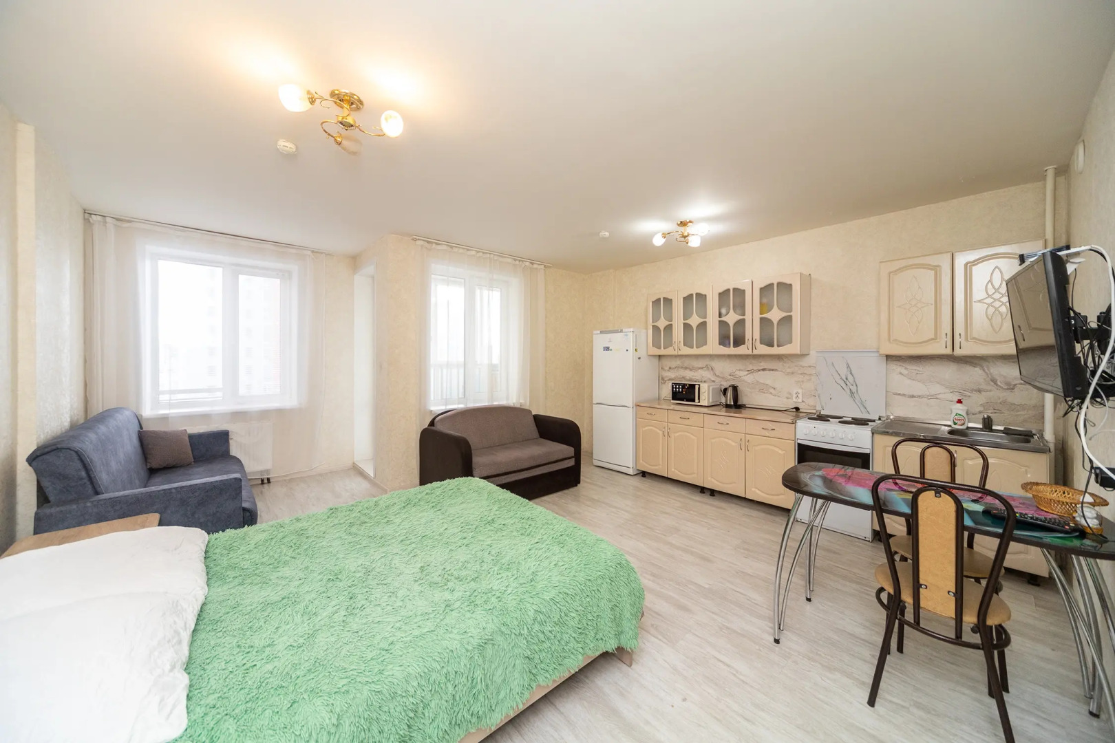 Квартира Уютная Cтудия в ЖК Данилиха  на 17-м этаже