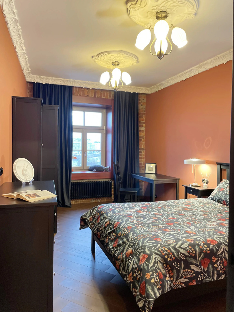 Квартира Loft F92 с Видом на Набережную Реки Фонтанки