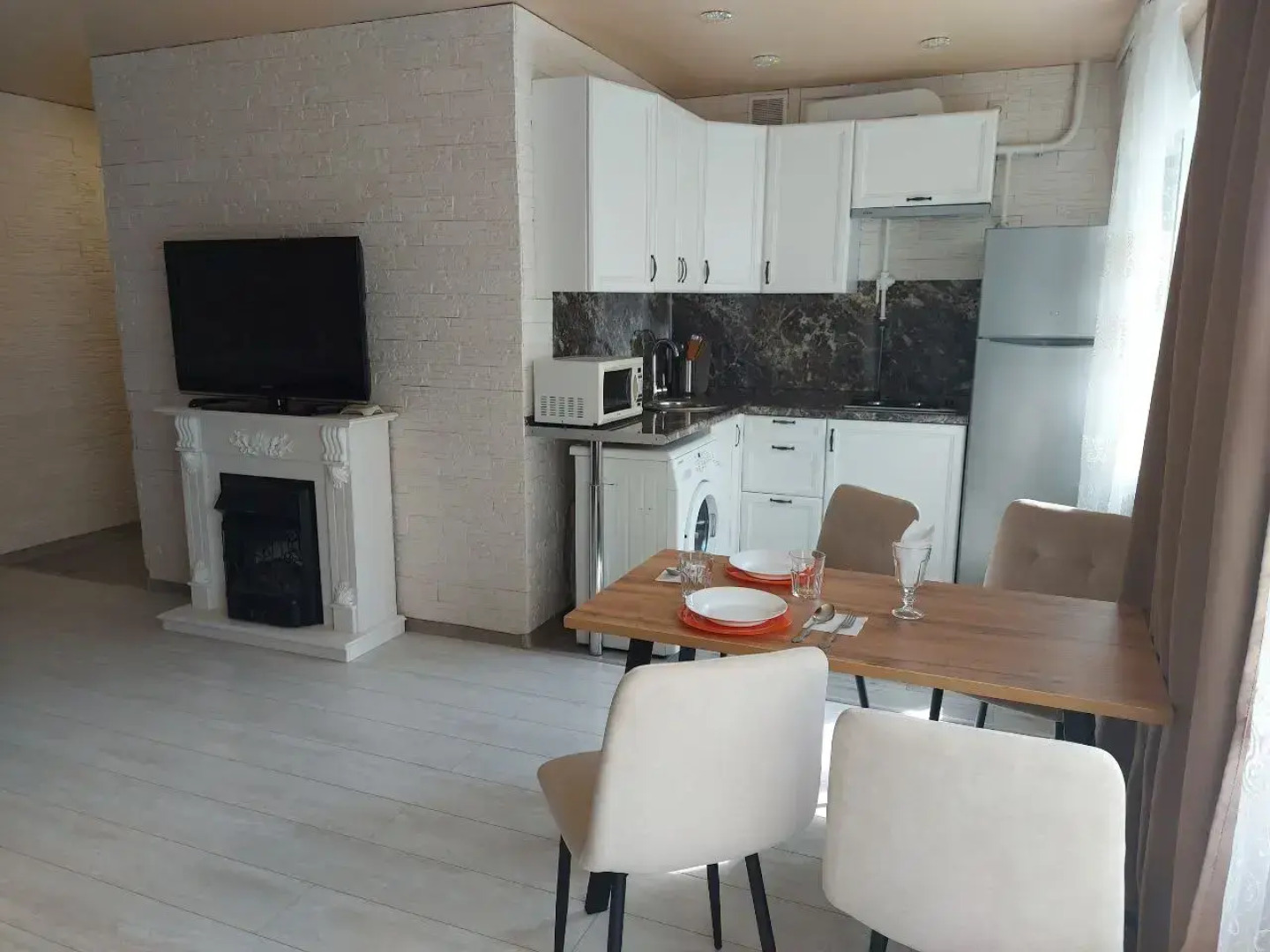 Квартира Уютная в центре с камином