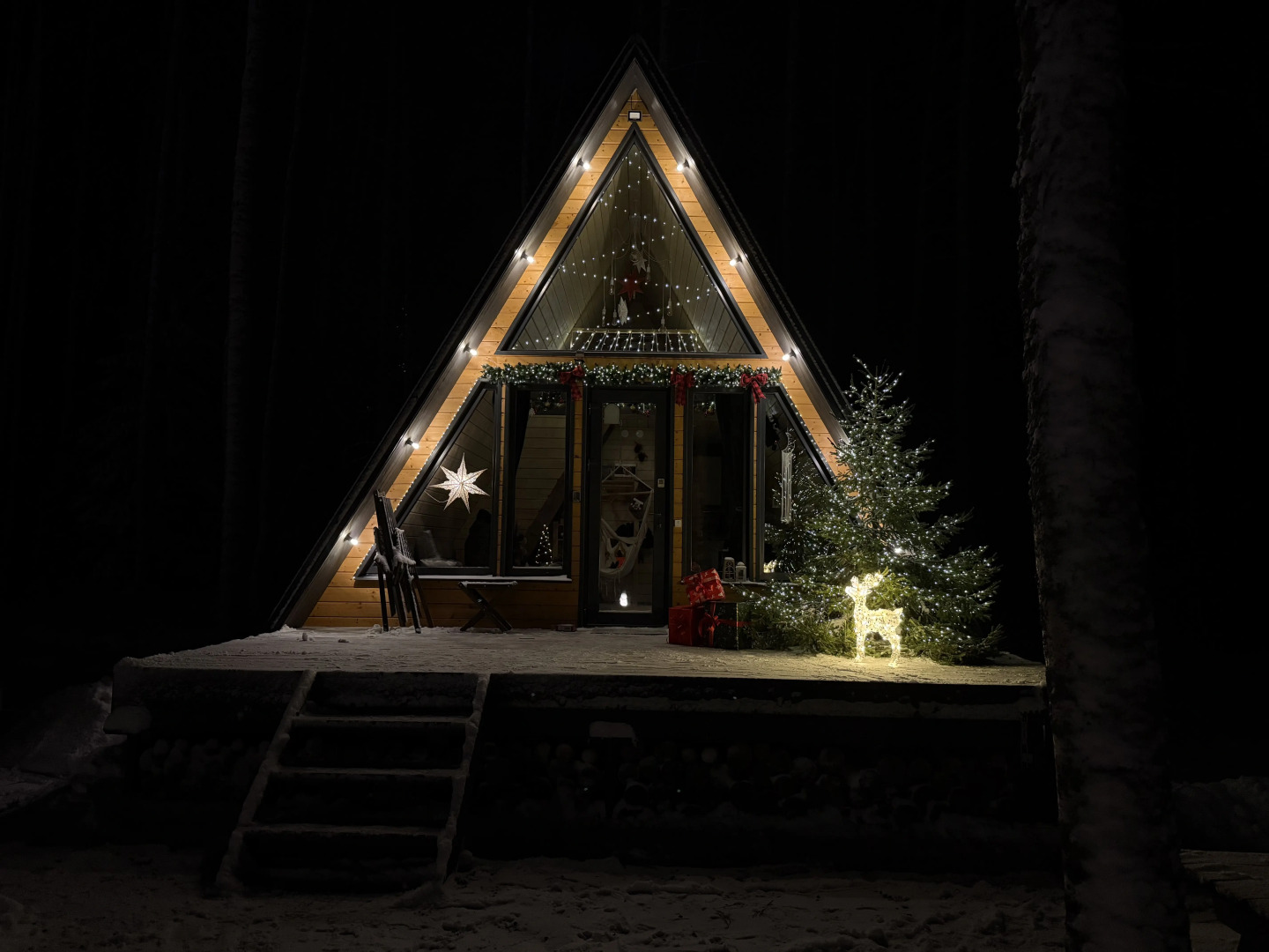 Апартаменты А-frаmе дом