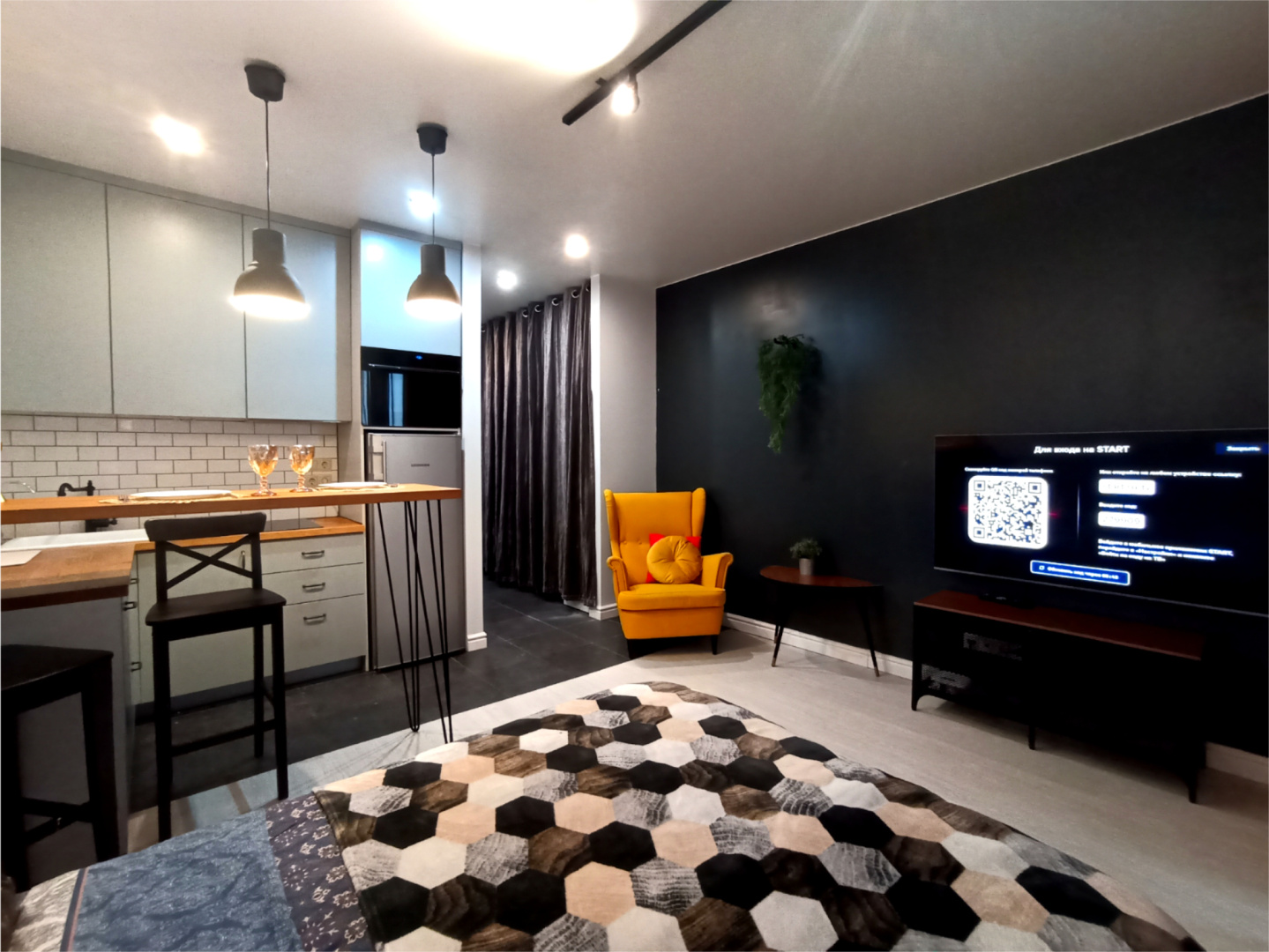 Квартира The Loft Уютная Студия у Метро Новокосино