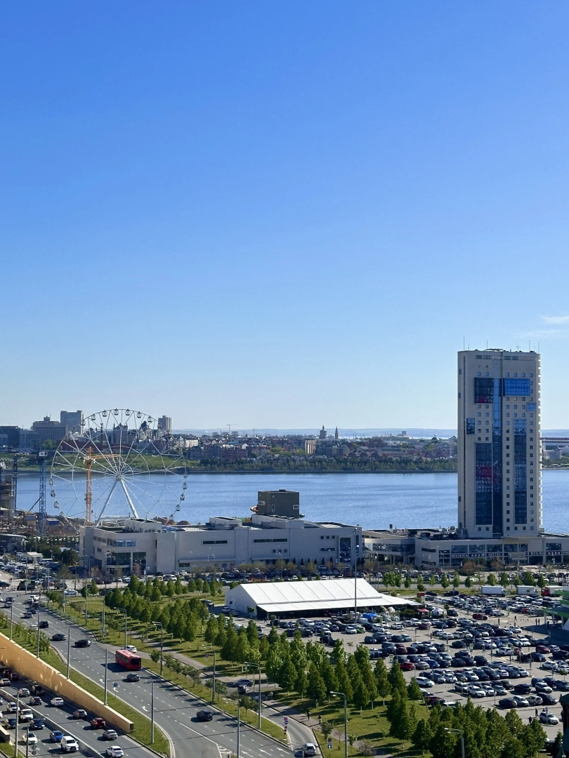 Апартаменты с видом на Кремль и Чашу Казан