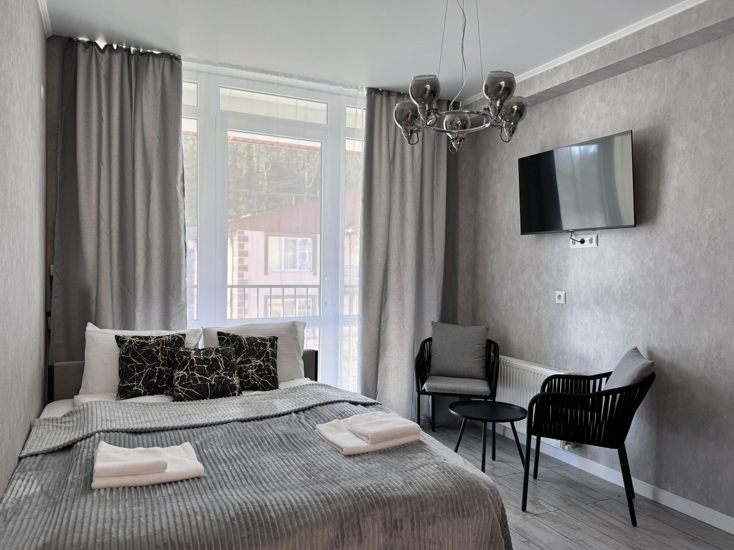 Апартаменты Студия для Двоих с Балконом в ЖК Монако