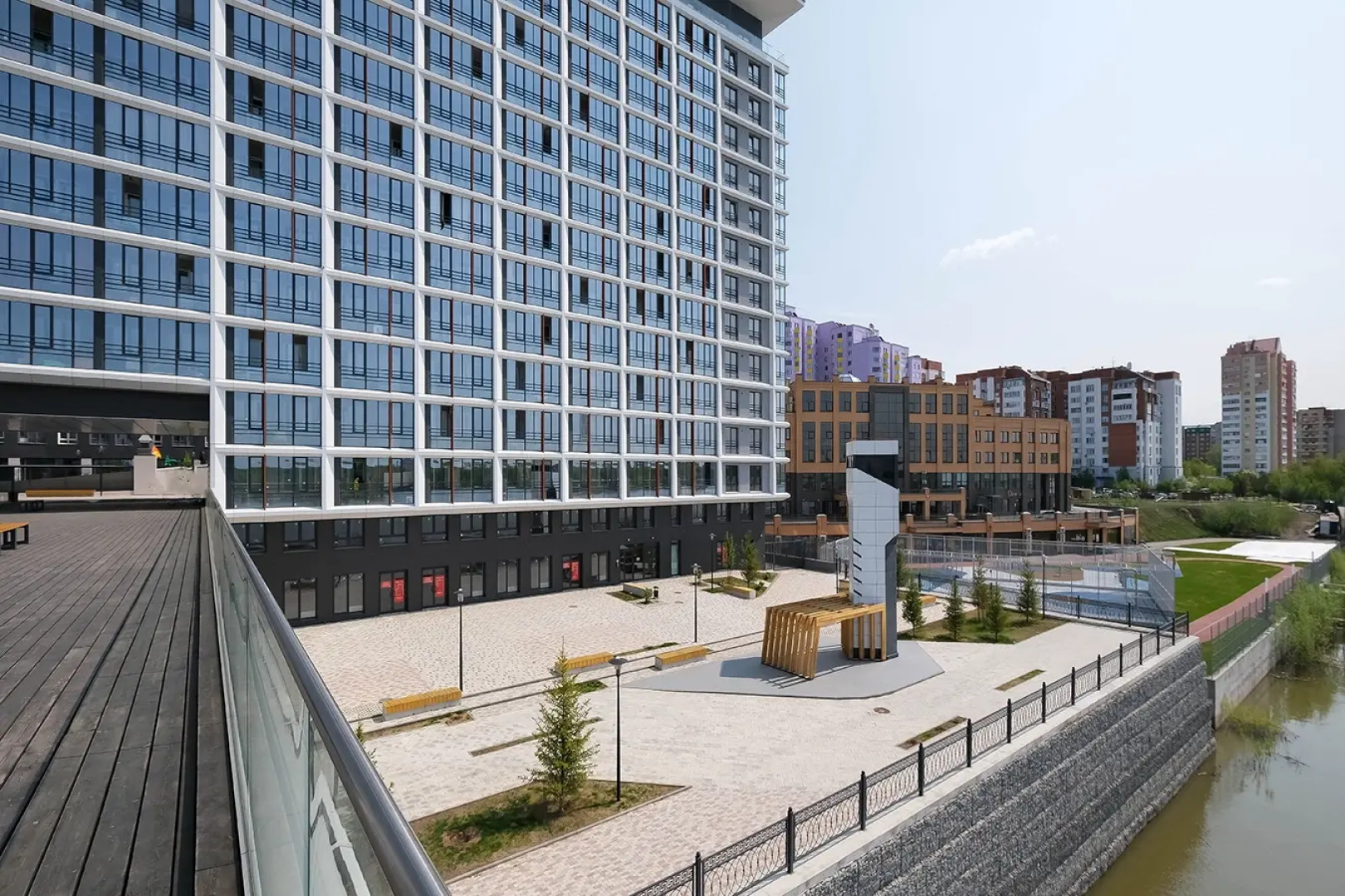 Апартаменты Уютная студия с видом на реку