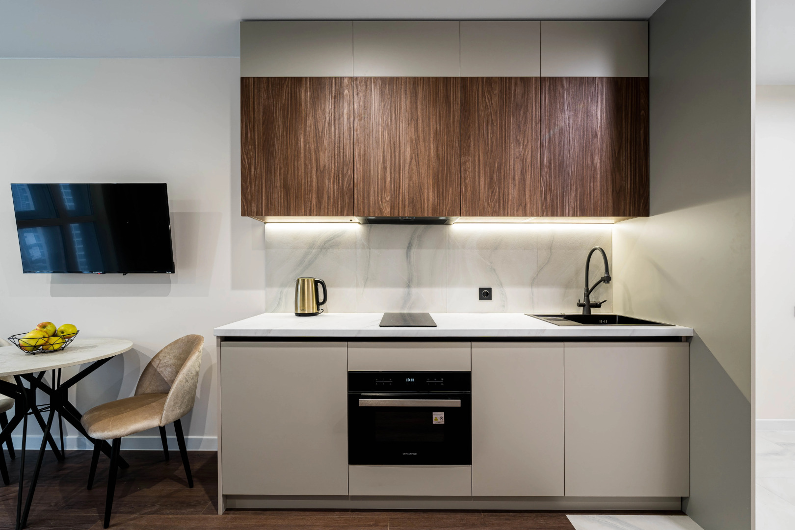 Квартира студия на сутки Минск Мир Подходит для командировок и отдыха Самозаселение Балкон Wi-Fi