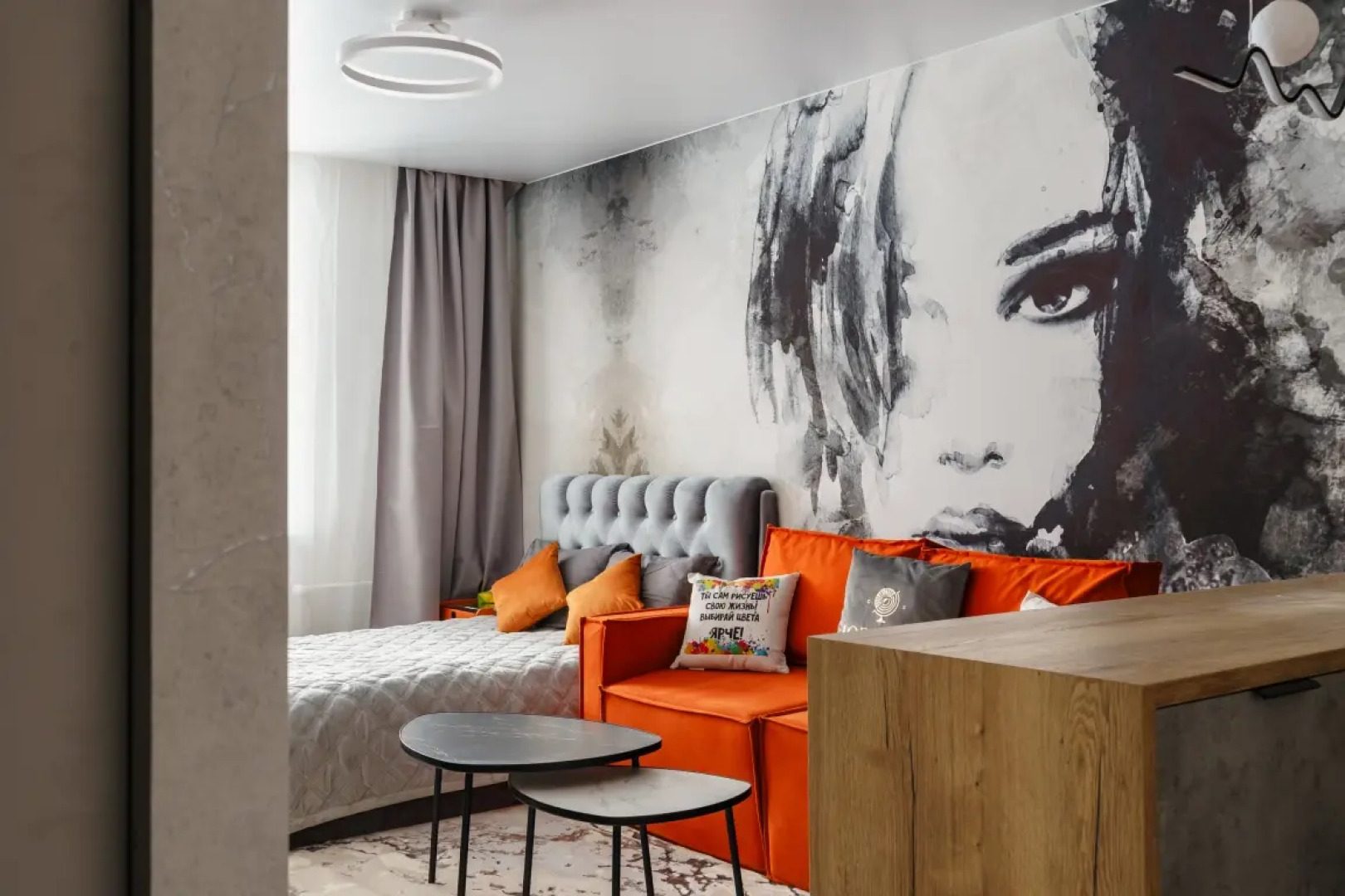 GLOBALSTAY Студия с Дизайнерским Ремонтом ЖК Авиатор 15 Мин Пешком до Метро Девяткино