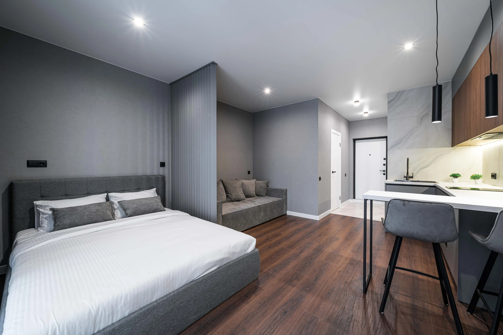 Квартира студия на сутки Минск Мир Быстрое заселение Современная техника Парковка Wi-Fi