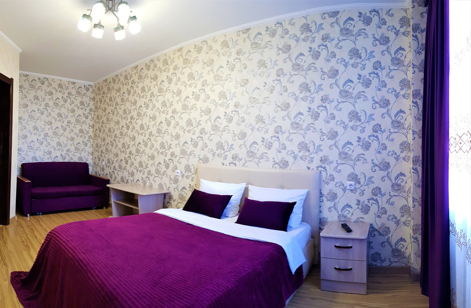 Апартаменты однокомнатные с одной спальней