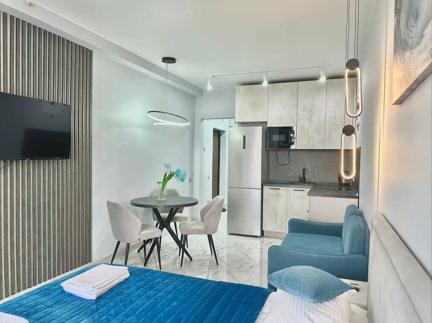 Апартаменты LS-Blue Curacao с видом на море с 3 этажа