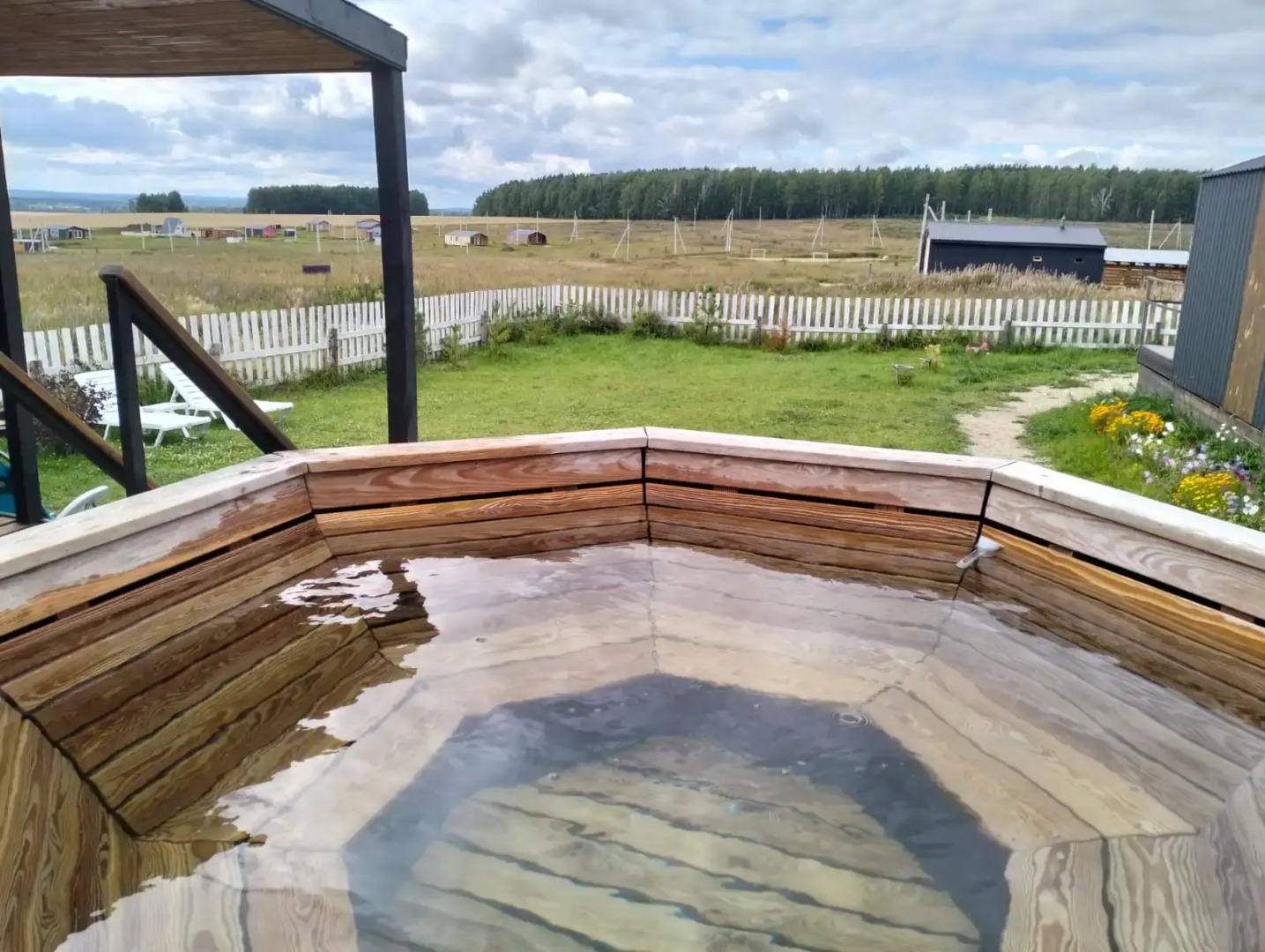 Частный дом с баней и чаном Душевное место